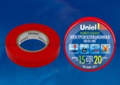 Изолента Uniel UIT-135P 20/15/01 RED - купить в Челябинске