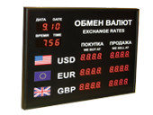 Офисные табло валют 4 разряда - купить в Челябинске