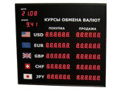 Офисные табло валют 6 разрядов - купить в Челябинске